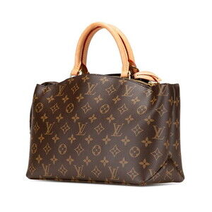 Louis Vuitton Palais Bag Handbag Brown Leather Monogram Shoulder
